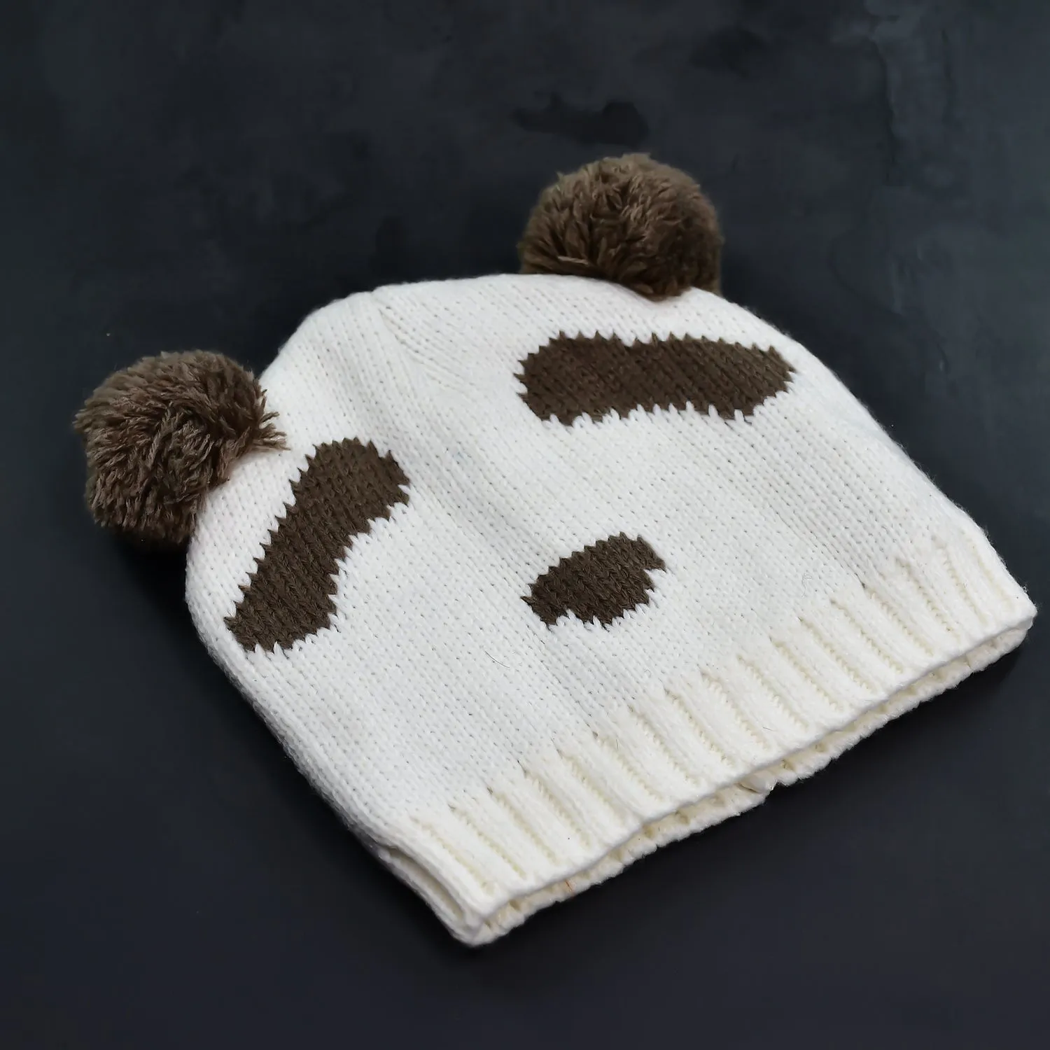 6349 Kids Winter Warm Soft Woolen Cap for Baby Boys and Girls