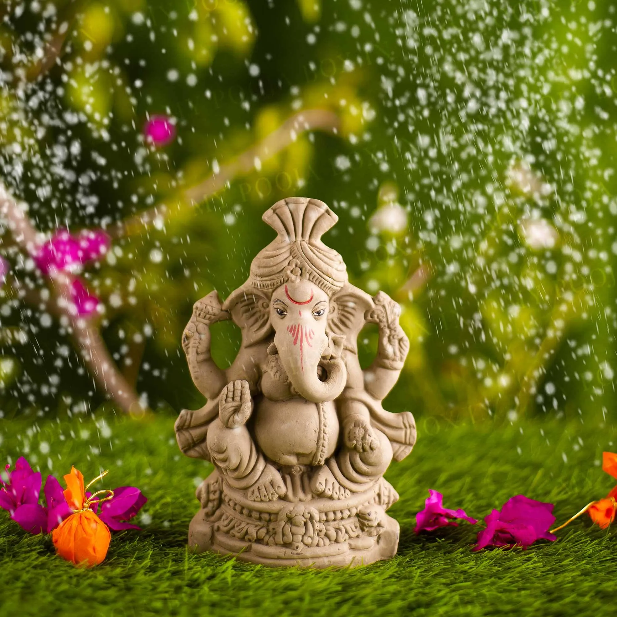 8INCH Namasthetu Eco-Friendly Ganpati | Plant-A-Ganesha