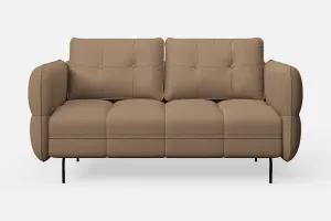 Anzio 2 Seater Sofa Stone Leather