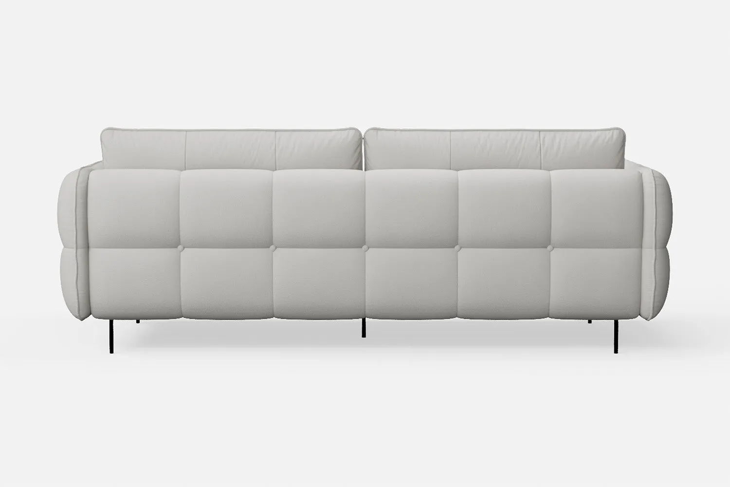 Anzio 3 Seater Sofa White Leather