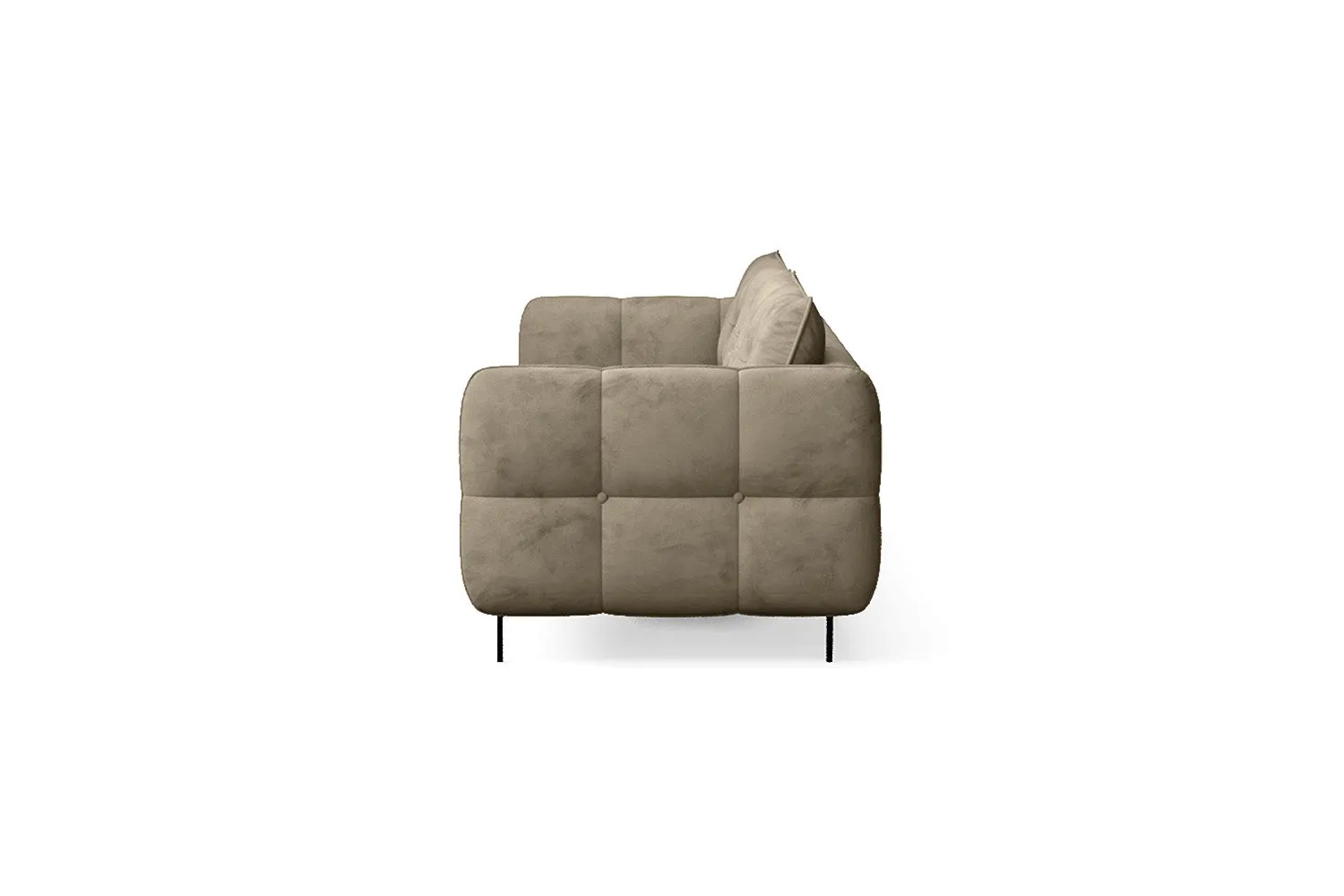 Anzio 4 Seater Sofa Sand Velvet