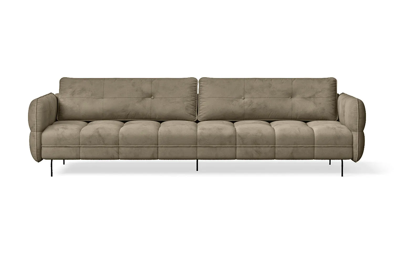 Anzio 4 Seater Sofa Sand Velvet