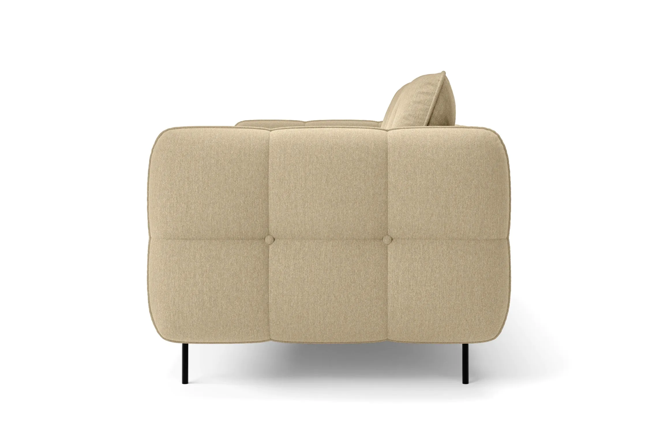 Anzio Armchair Beige Linen Fabric