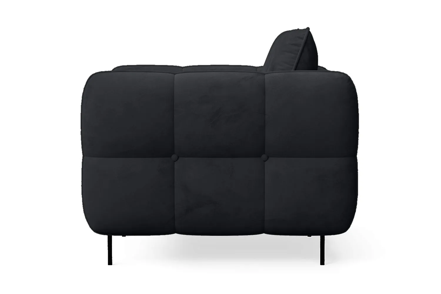 Anzio Armchair Dark Grey Velvet