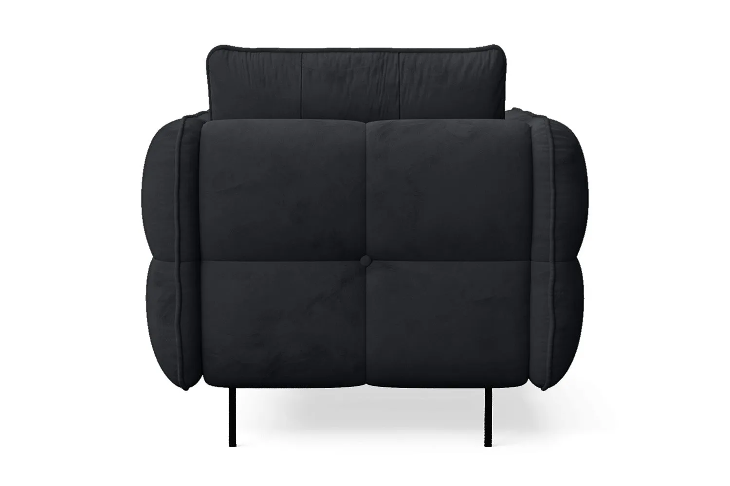 Anzio Armchair Dark Grey Velvet