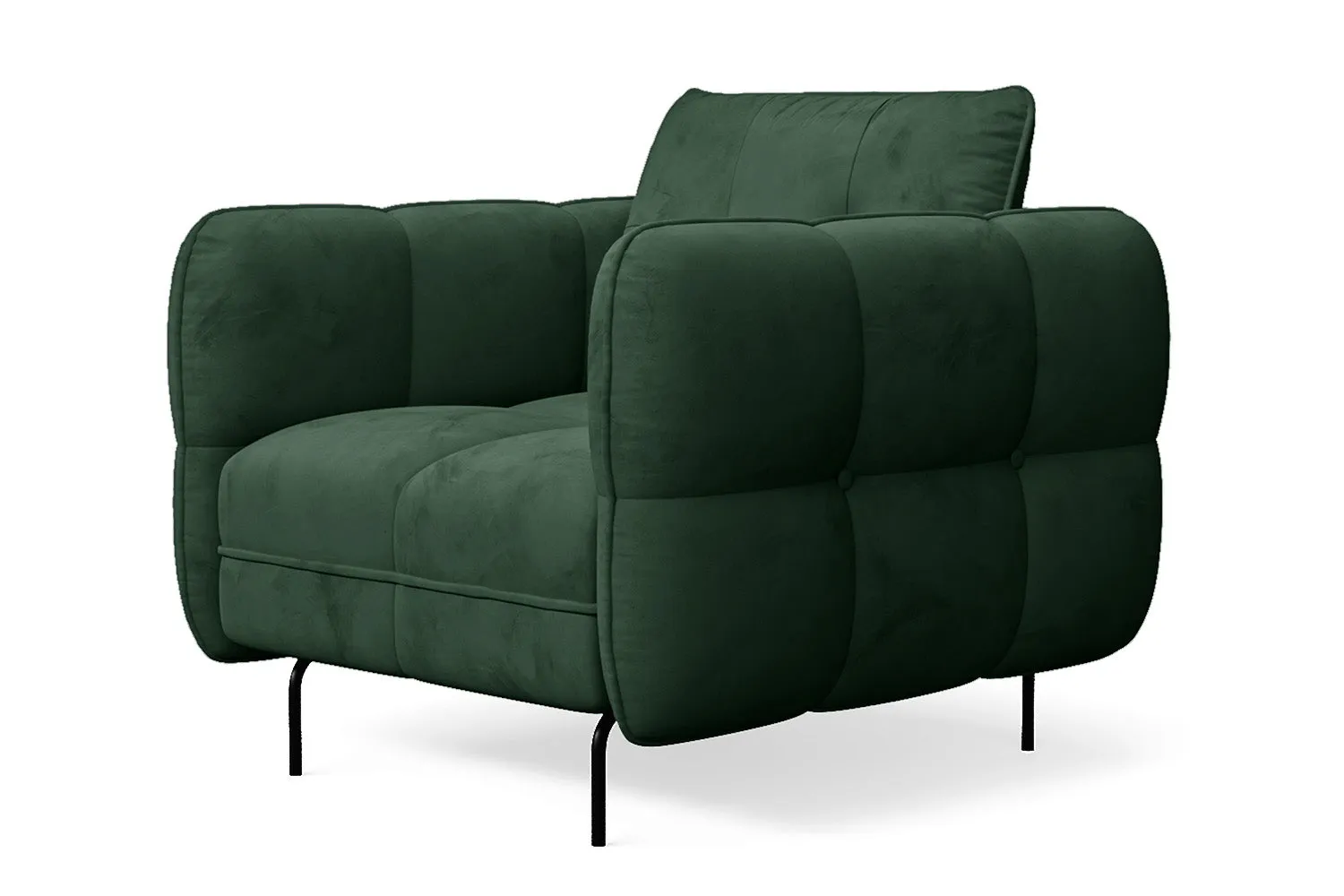 Anzio Armchair Green Velvet