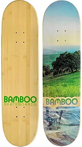 Bamboo Skateboards - Graphic Skateboard Deck Only - Eco Friendly