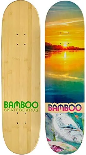 Bamboo Skateboards - Graphic Skateboard Deck Only - Eco Friendly