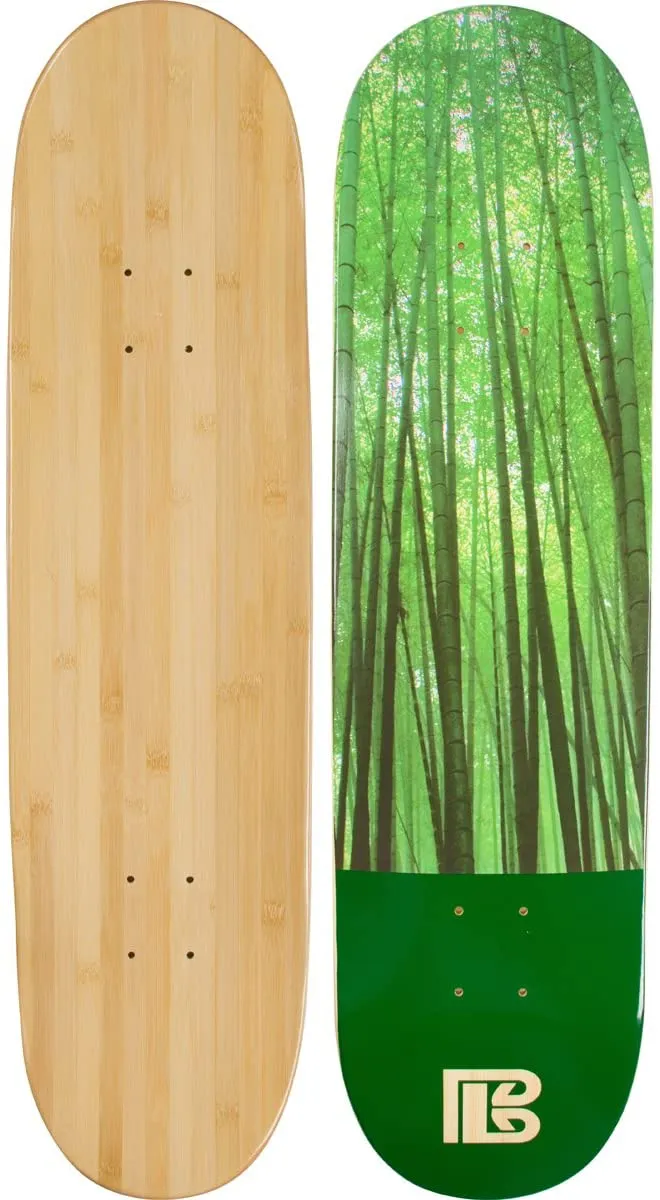 Bamboo Skateboards - Graphic Skateboard Deck Only - Eco Friendly