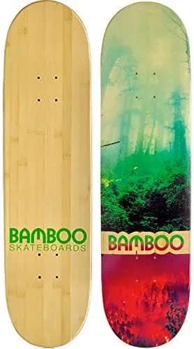 Bamboo Skateboards - Graphic Skateboard Deck Only - Eco Friendly