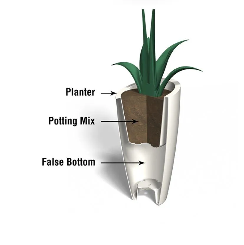 Barrow 32in Tall Outdoor Planter