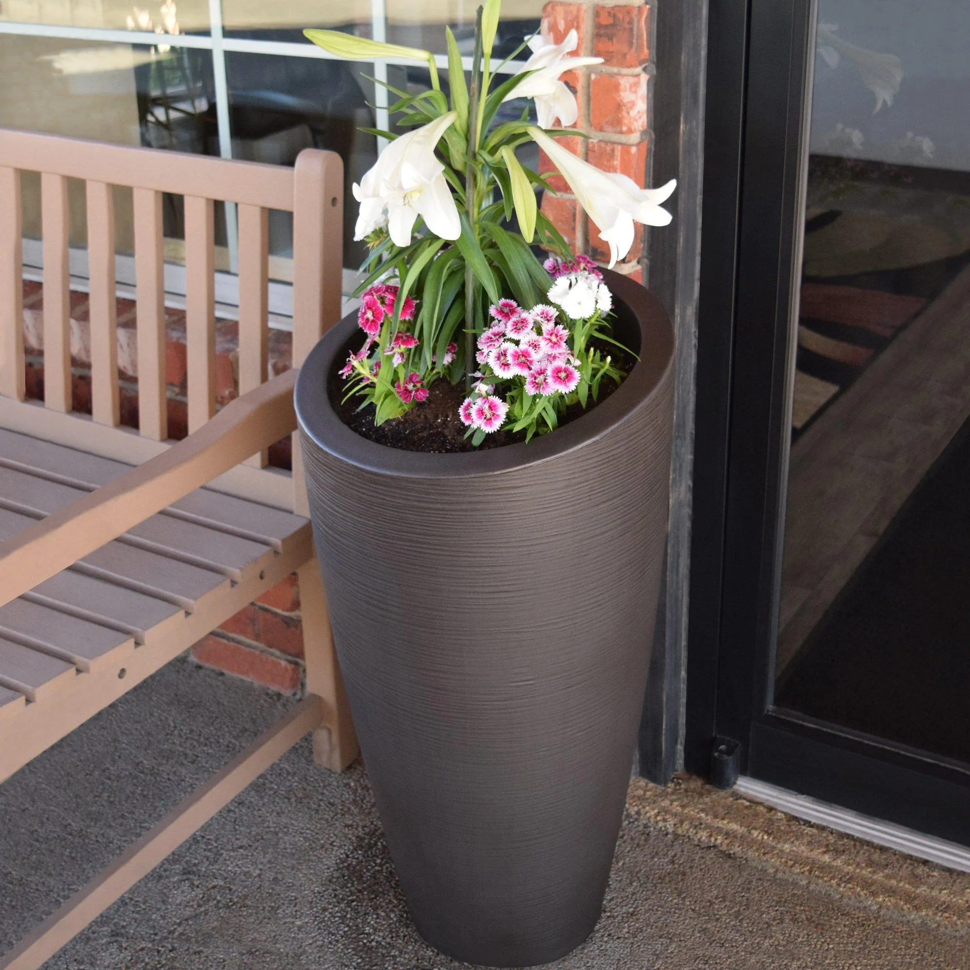 Barrow 32in Tall Outdoor Planter