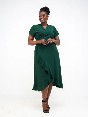 Belize Wrap Dress - Green