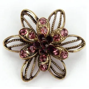 Brooch - Berry Flower