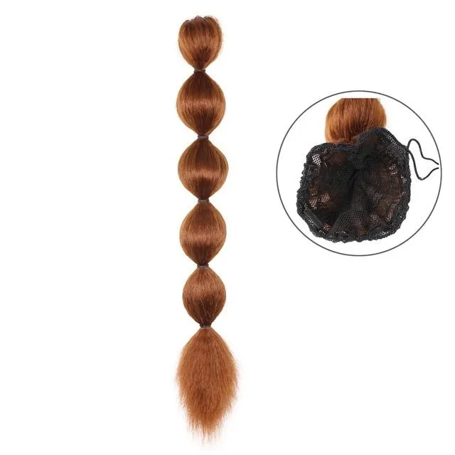 Bubbles Ponytail Extension -  22" Long Synthetic Hair Extension For Women