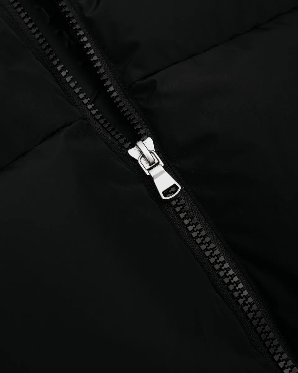 Deluxe Black Cartier Puffer Jacket for Unisex