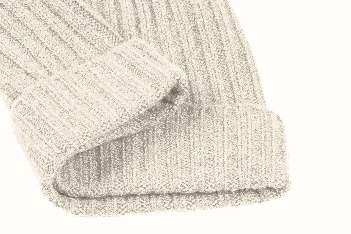 Cashmere Ribbed Cap