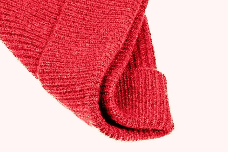 Cashmere Ribbed Cap