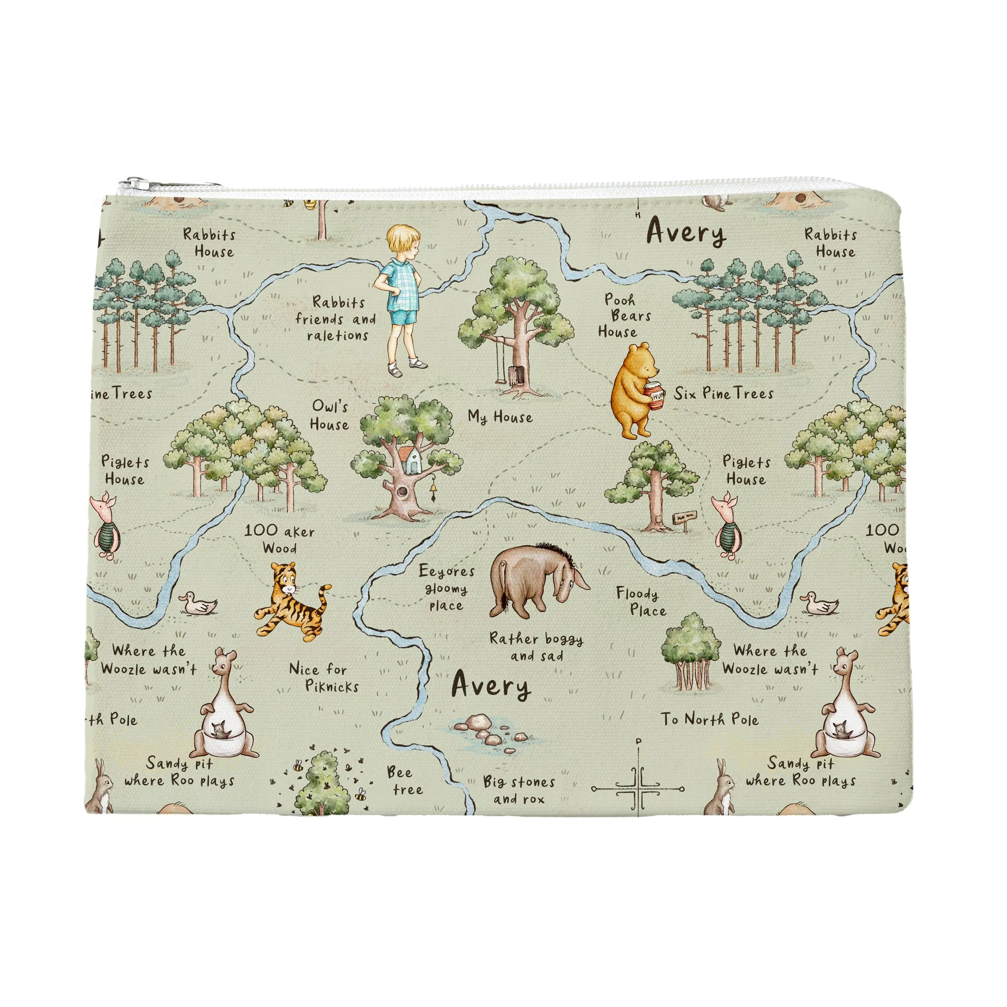 Classic Pooh - Personalized Wet/Dry Bag