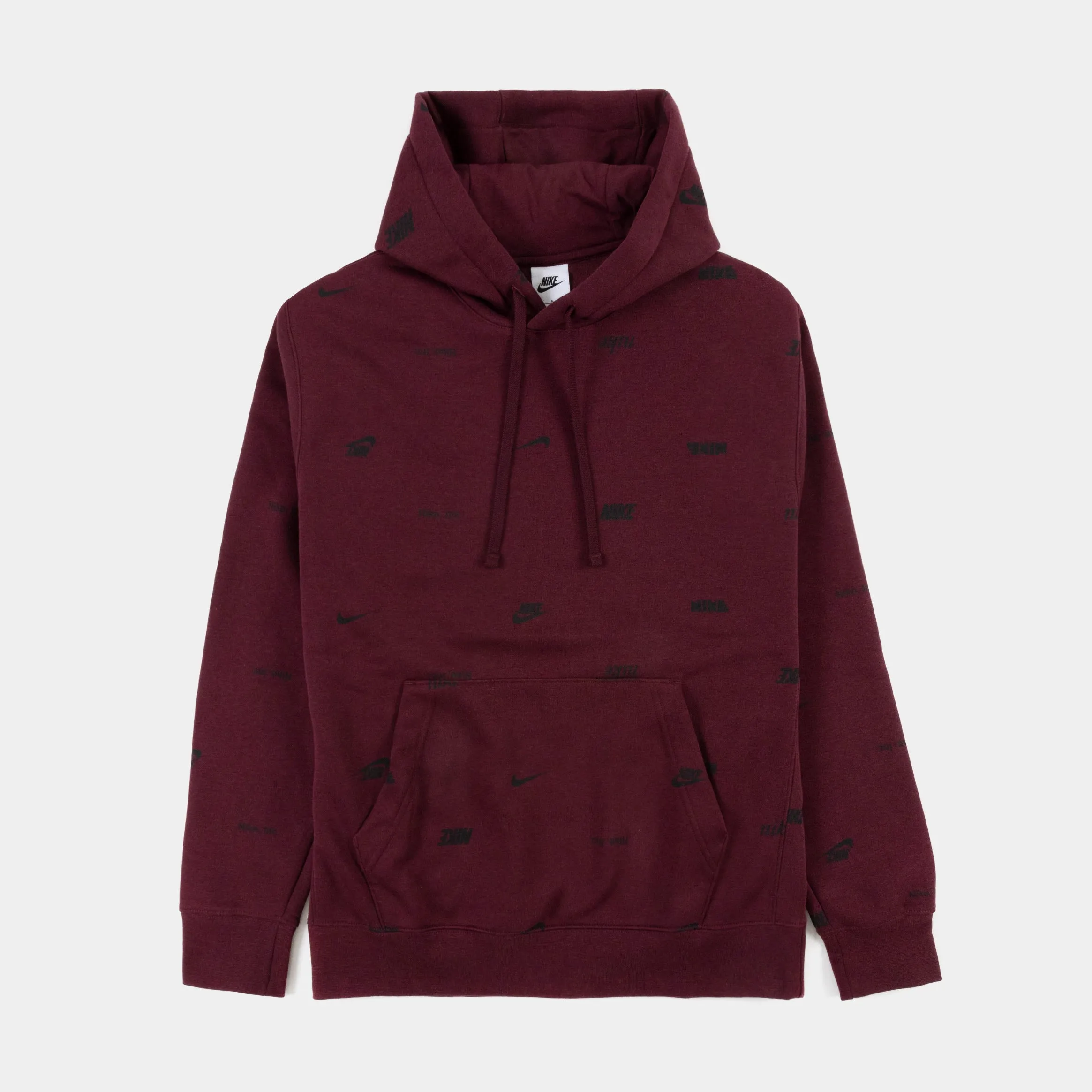 Club AOP Mens Hoodie (Maroon)