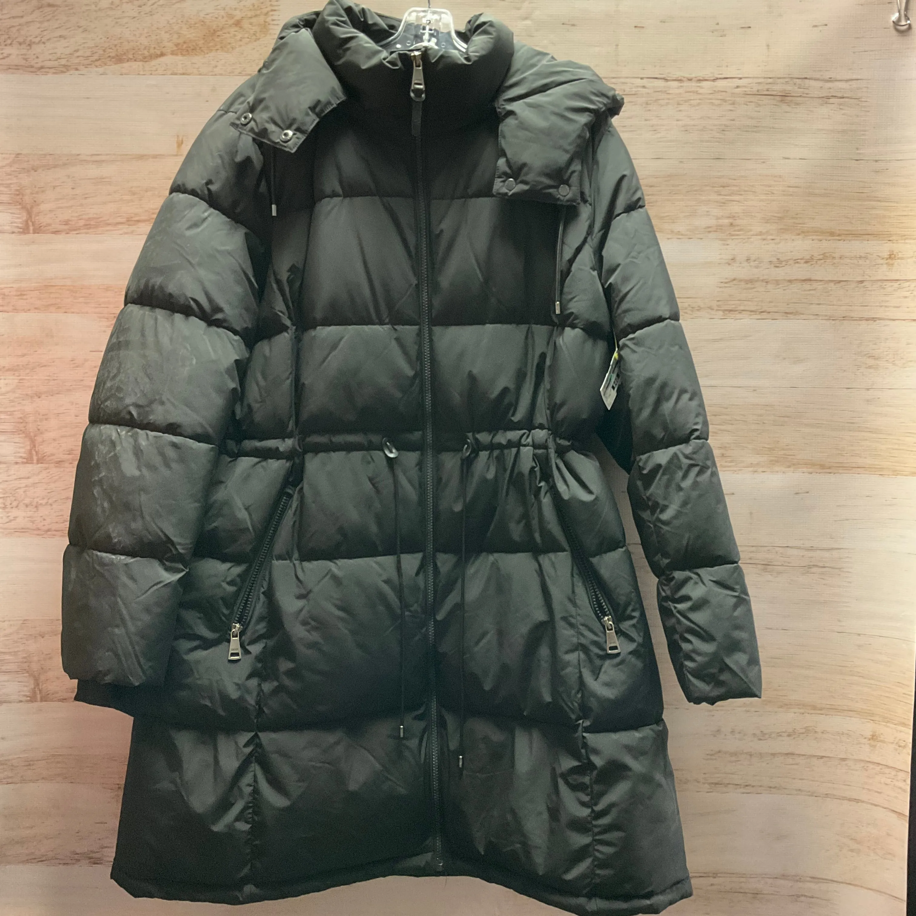 Coat Puffer & Quilted By Dkny In Black, Size: Xxl