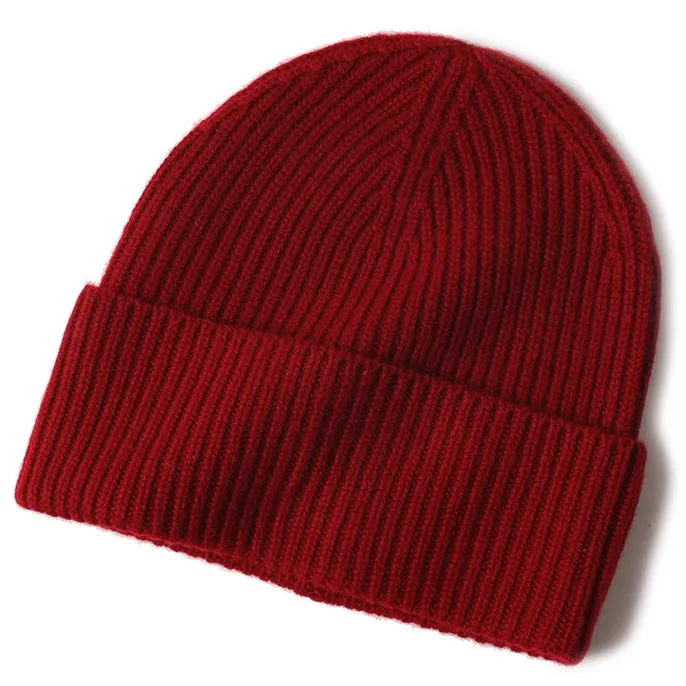 Cuffed Cashmere Beanie