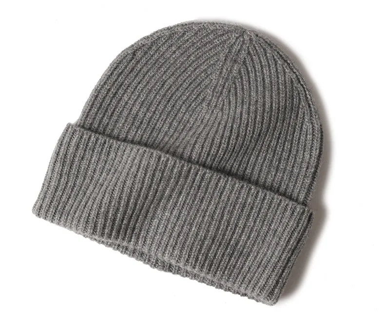 Cuffed Cashmere Beanie