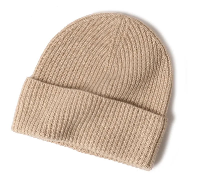 Cuffed Cashmere Beanie