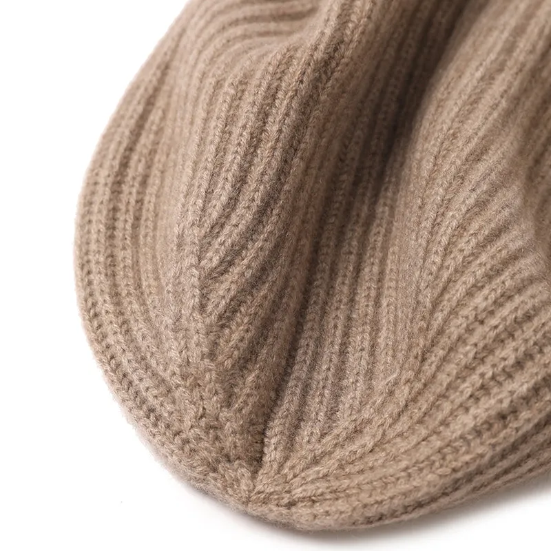 Cuffed Cashmere Beanie