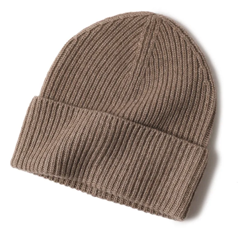 Cuffed Cashmere Beanie