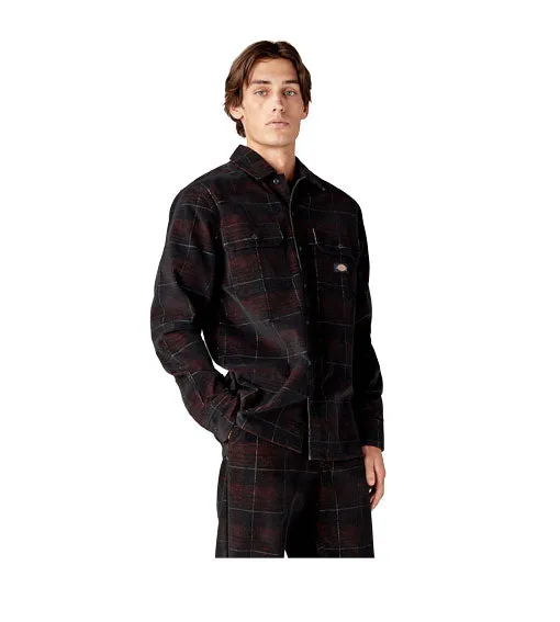 Dickies Alma Plaid L/S Plaid - Corduroy Check Dark Base