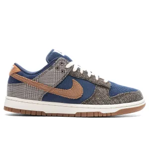 Dunk Low Retro Premium Tweed Corduroy - Midnight Navy/Ale Brown/Pale Ivory