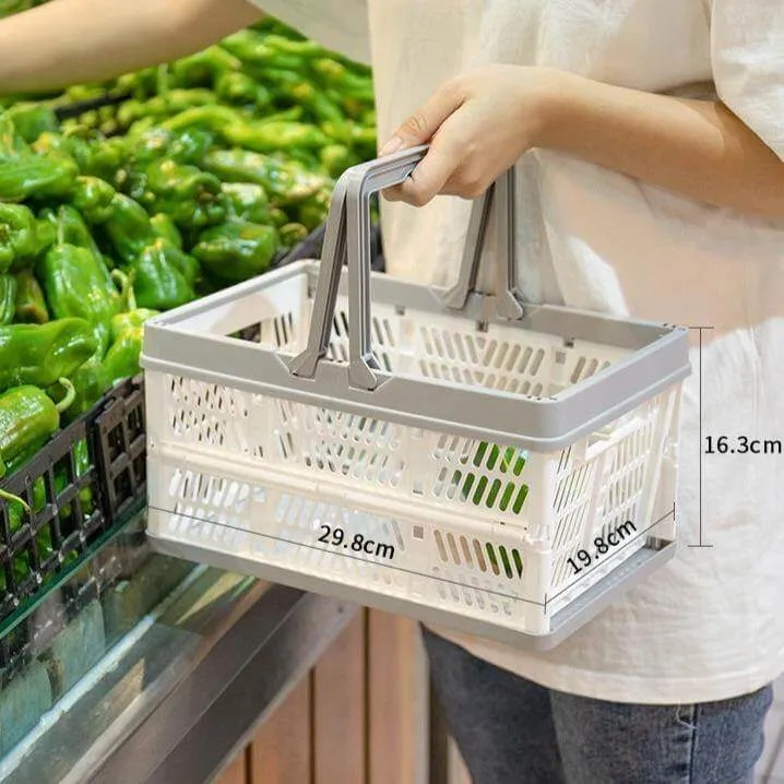 Foldable Easy Shopping Folding Basket