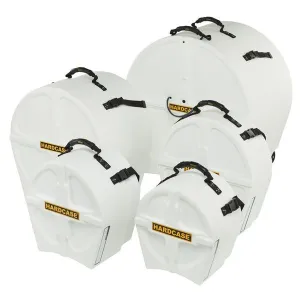 Hardcase HPFUSION2W 5 Piece Fusion2 Drum Case Set (White)