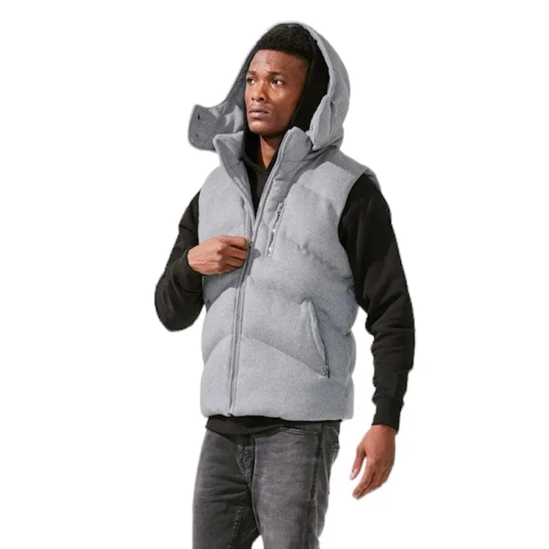 Jordan Craig Tahoe Wool Puffer Vest (Lt Grey) 9156V