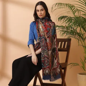 Kaleen Printed Woolen Shawl