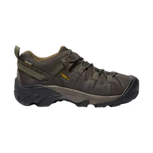 KEEN Men's Targhee II Waterproof Shoes - Canteen/Dark Olive