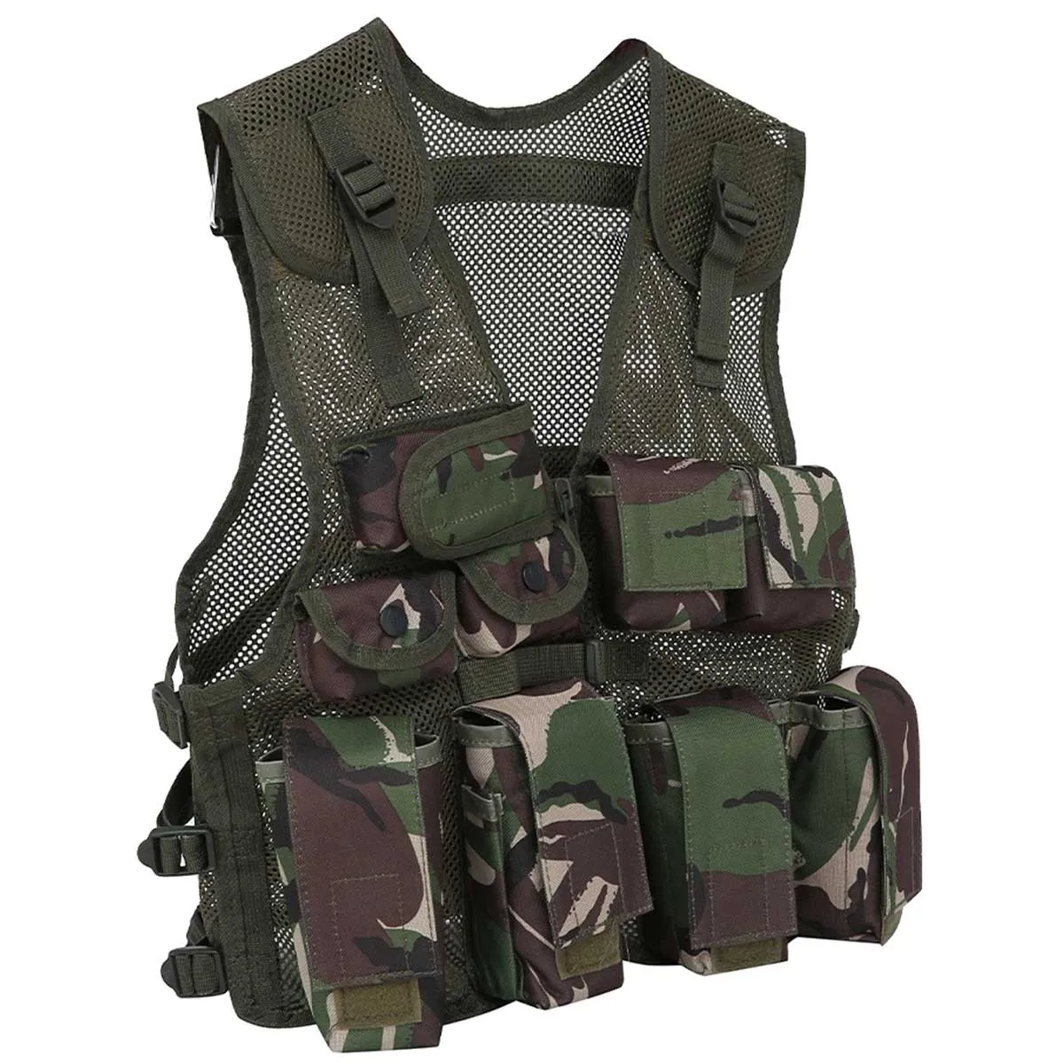 Kids Army Combat Assault Vest DPM Camo