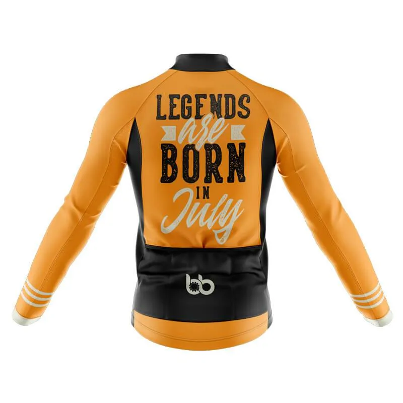 Legends are Born in July Thermal Club Jersey (Orange)