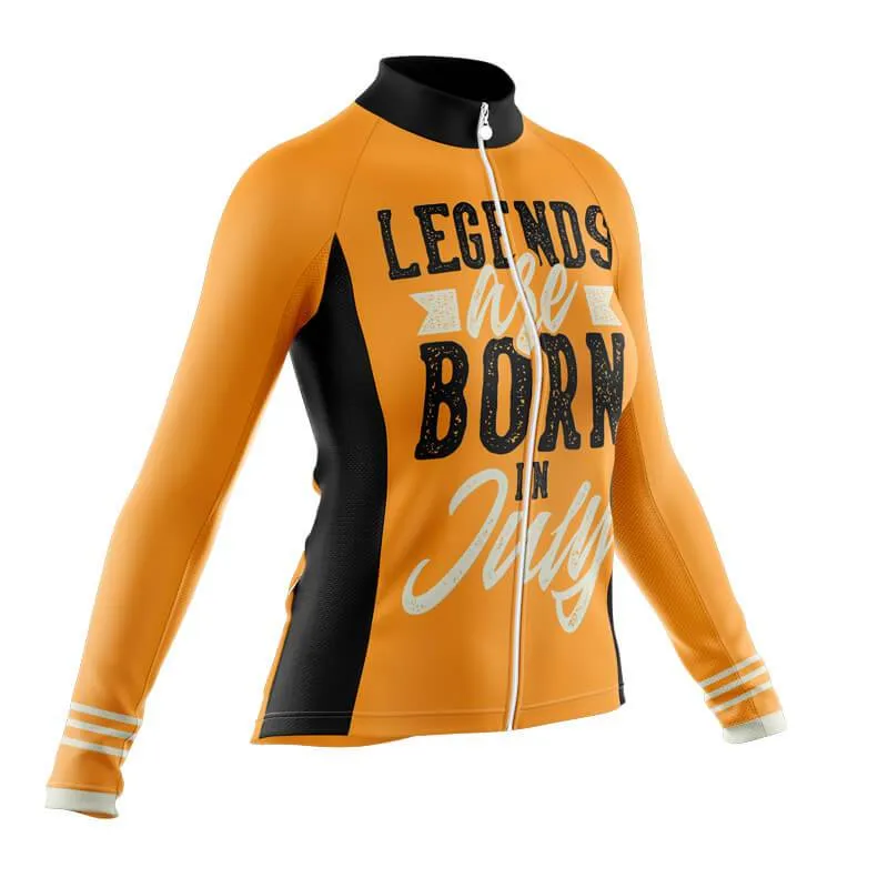 Legends are Born in July Thermal Club Jersey (Orange)