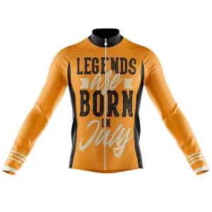 Legends are Born in July Thermal Club Jersey (Orange)