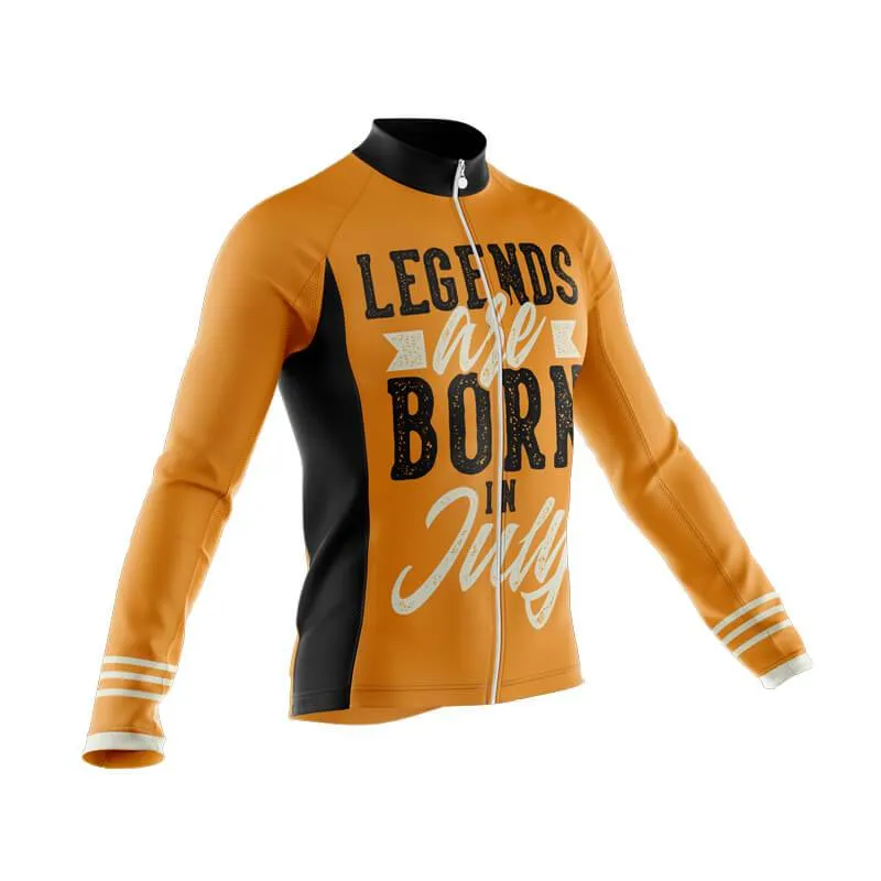 Legends are Born in July Thermal Club Jersey (Orange)