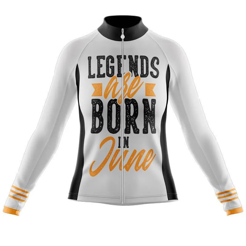 Legends are Born in June Thermal Club Jersey (White)