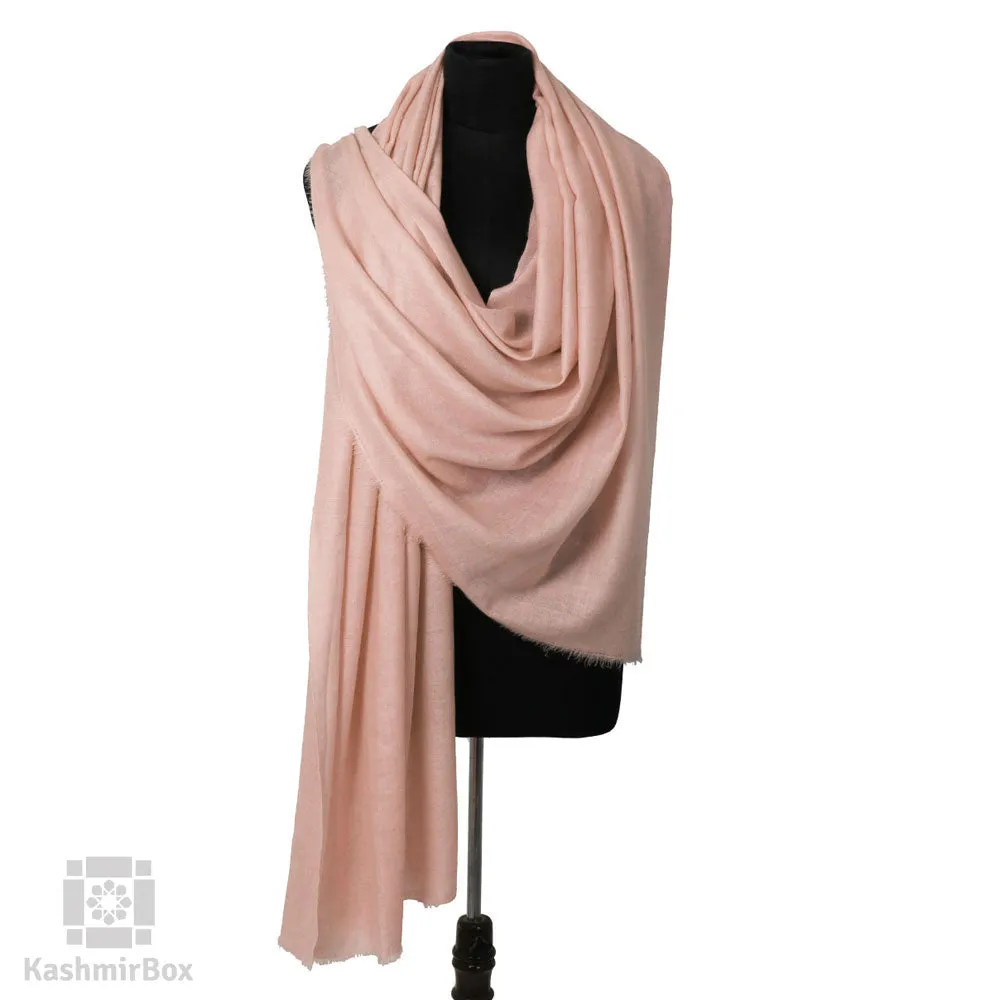 Light Pink Woolen Shawl