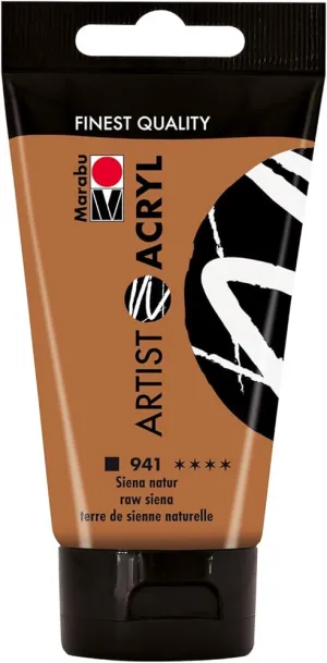 Marabu Artist Acryl, 941 Raw Siena, 75 Ml