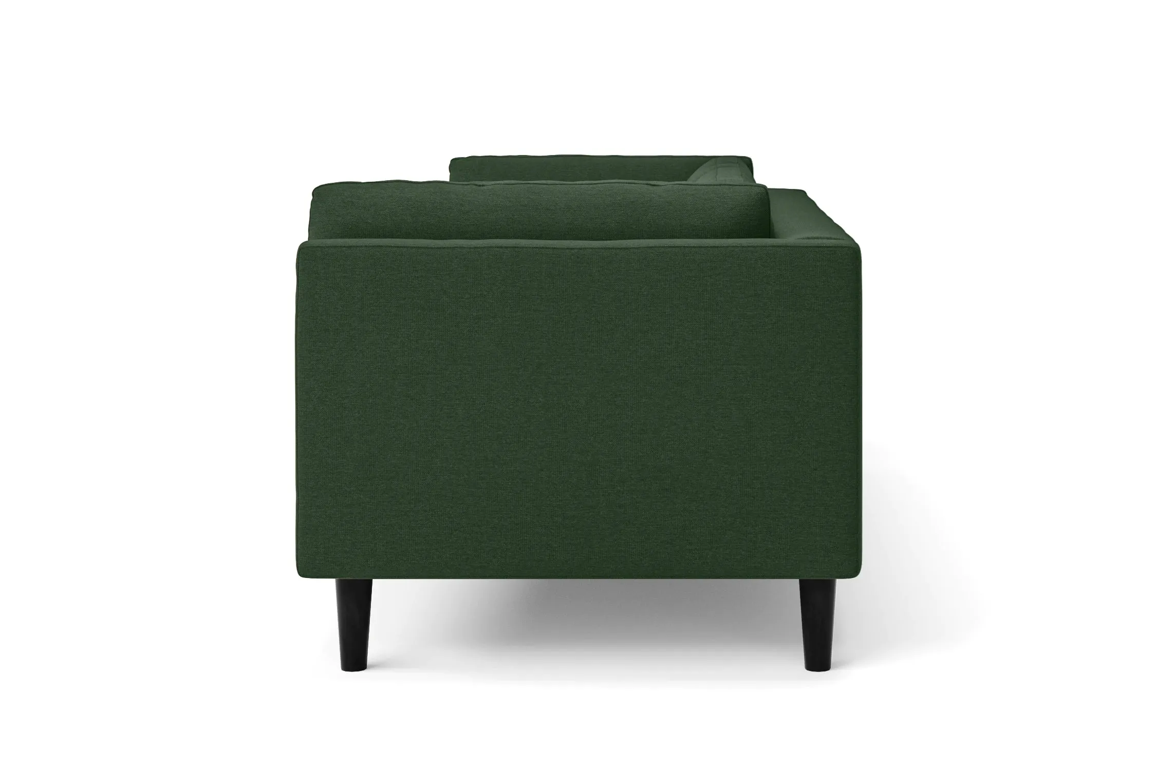 Matera 4 Seater Sofa Forest Green Linen Fabric