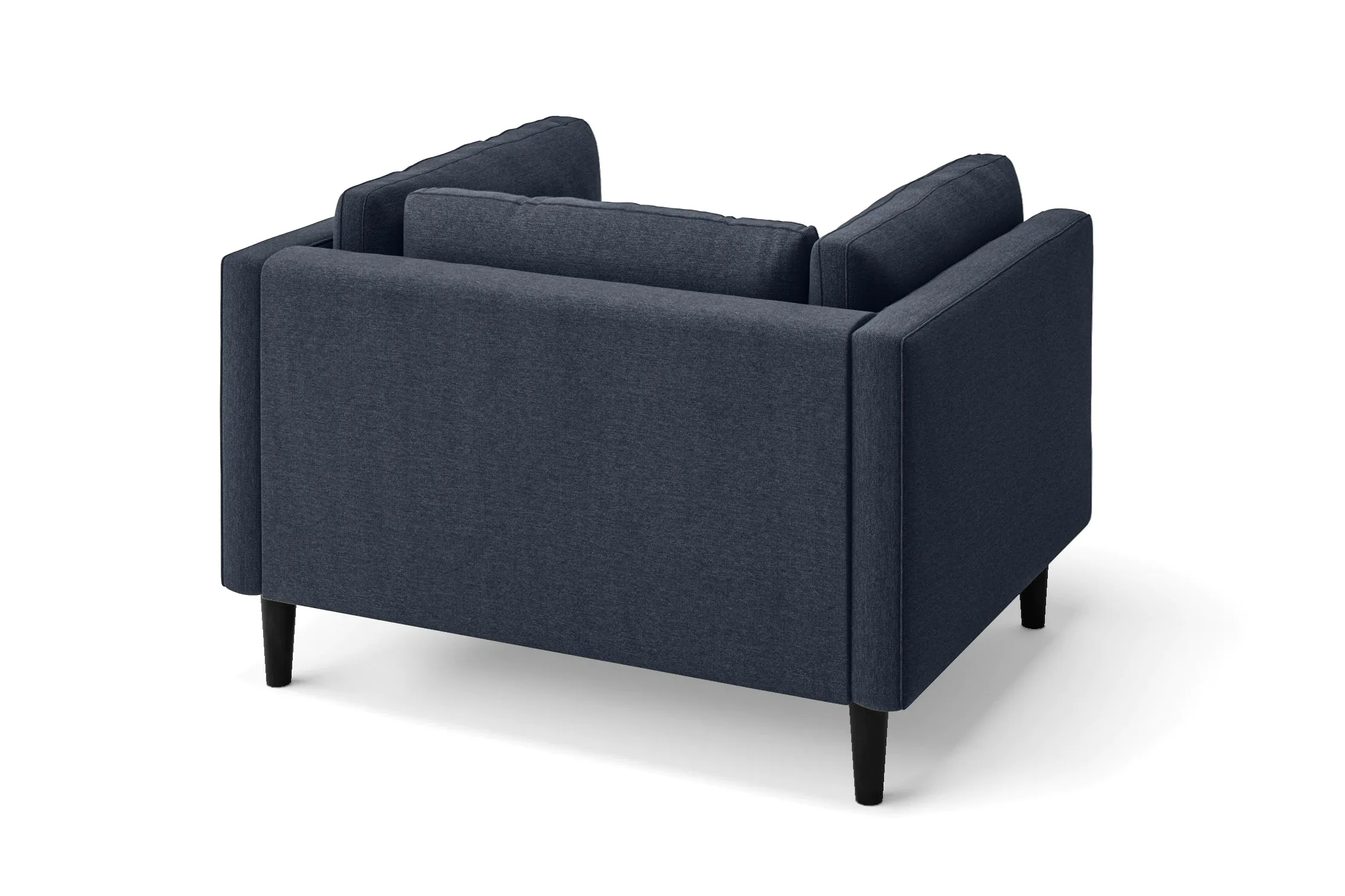 Matera Armchair Dark Blue Linen Fabric