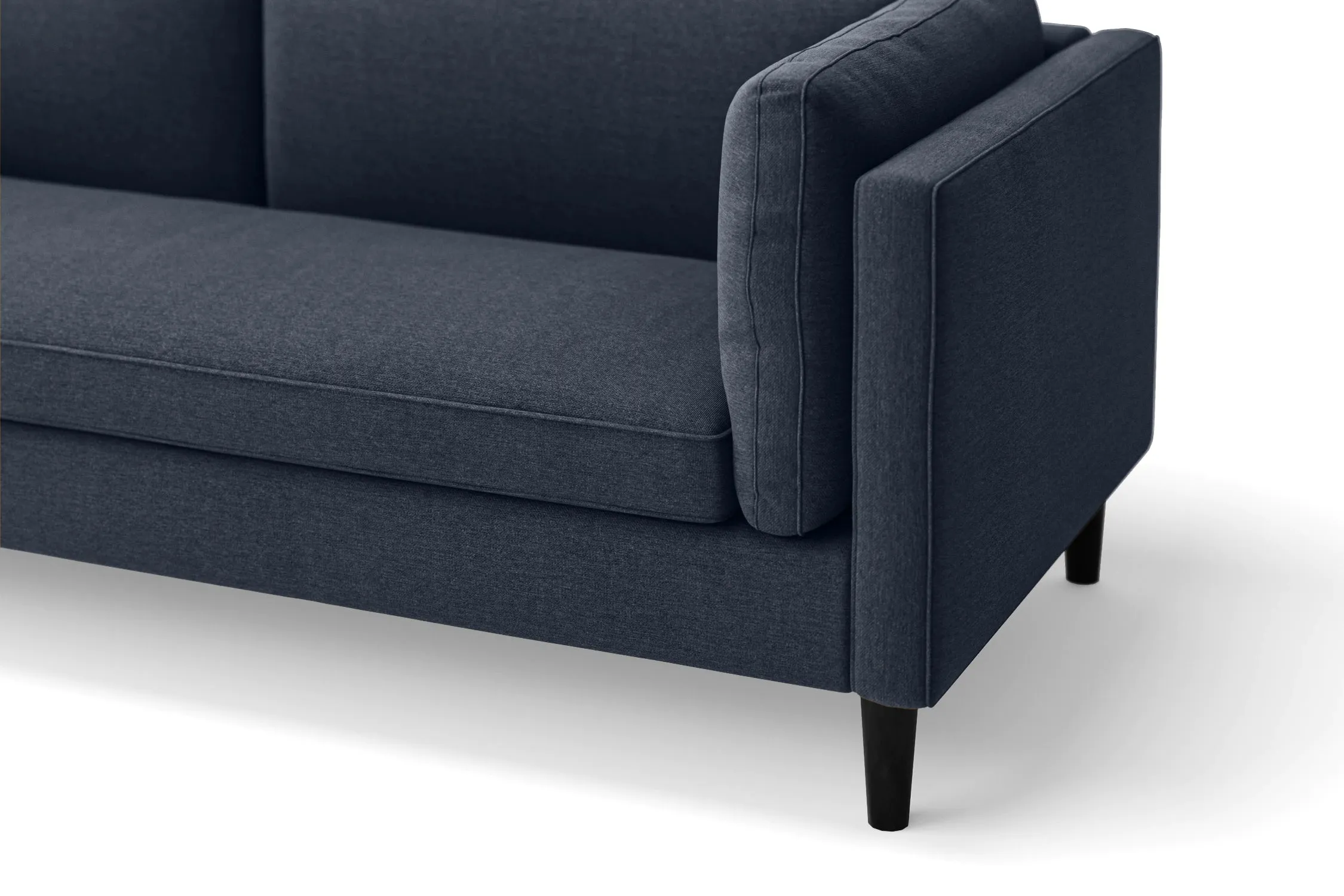 Matera Armchair Dark Blue Linen Fabric