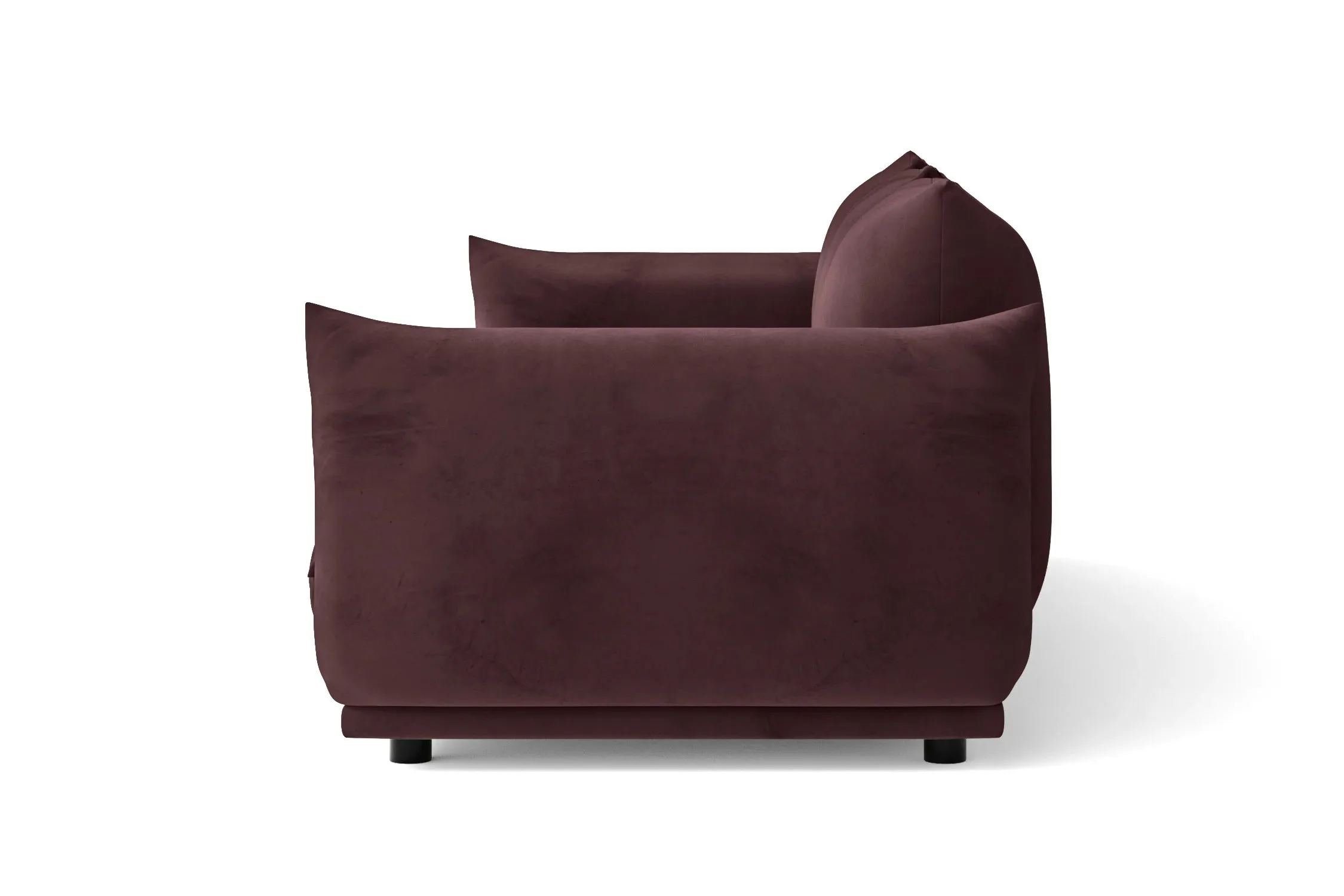 Minneapolis 3 Seater Sofa Grape Velvet