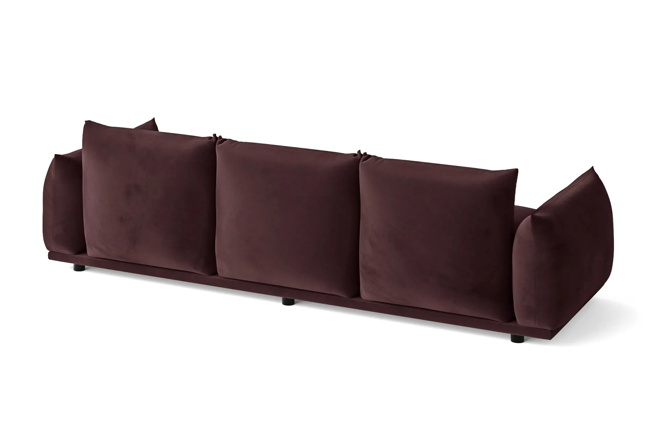 Minneapolis 3 Seater Sofa Grape Velvet